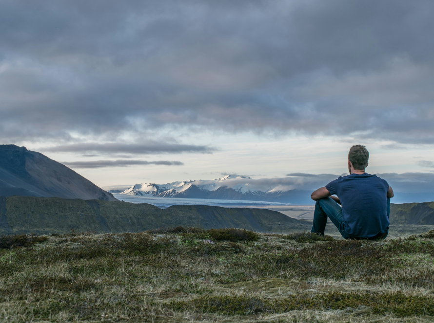 a man contemplating, representing Complex Post Traumatic Stress Disorder